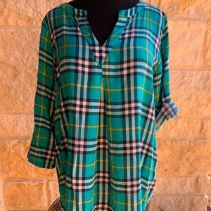 Soft multi color top